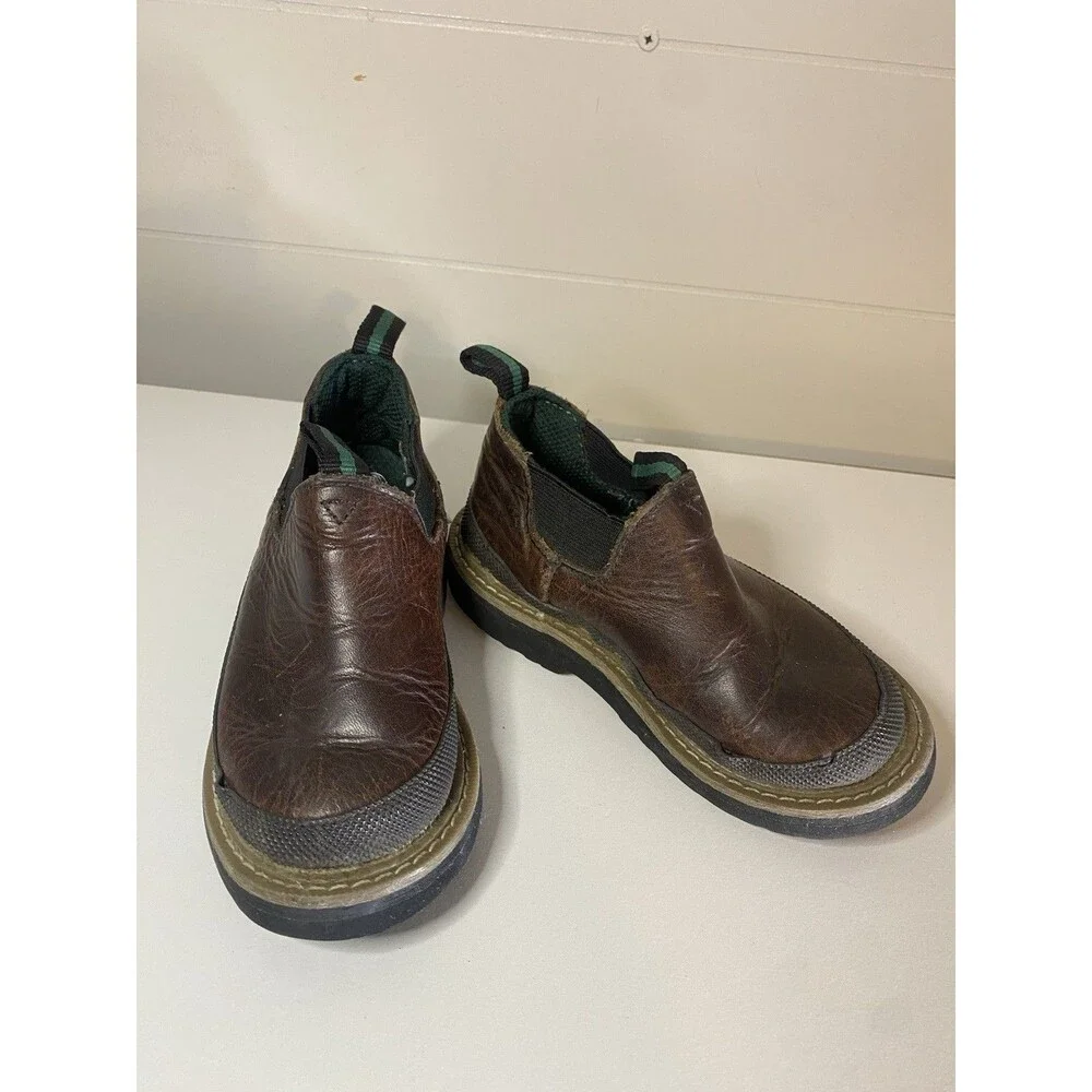 Toddler’s Size 8 Georgia Boot Georgia Giant Romeos Kids Brown Leather Slip On